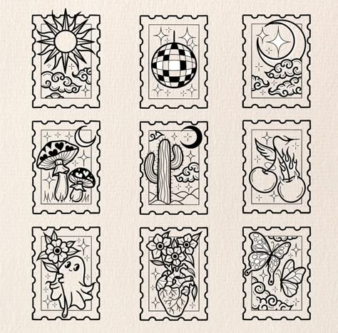 New Tattoo Styles, Stamp Drawing, Traditional Tattoo Designs, Flash Tattoo Designs, Traditional Tattoo Design, Tattoo Style Drawings, Tattoo Flash Art, American Traditional Tattoo, Personalized Embroidery