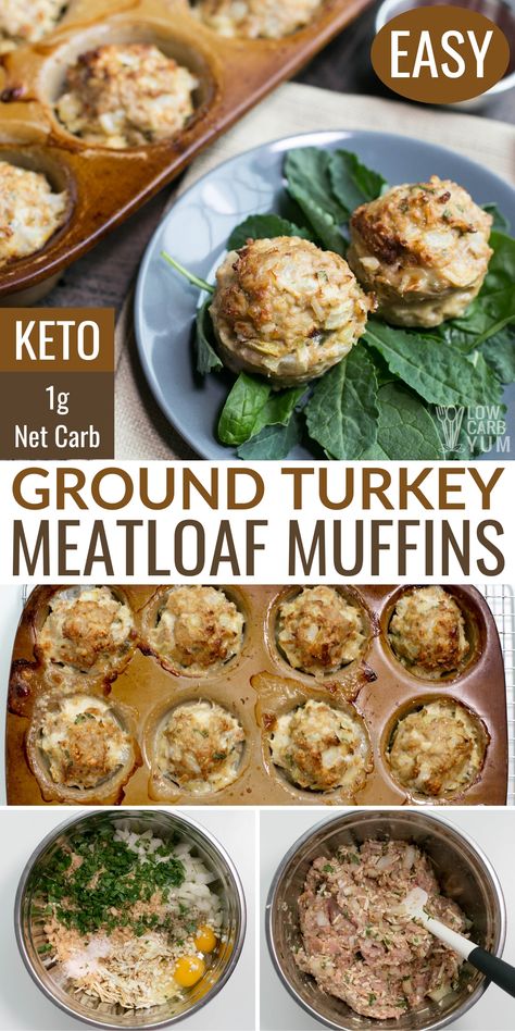 Turkey Meatloaf Healthy Low Carb, Turkey Meatloaf Low Carb, Ground Turkey Recipes Keto Low Carb, Keto Turkey Meatloaf Recipes, Keto Ground Turkey Meatloaf, Turkey Muffin Meatloaf, Easy Healthy Turkey Recipes, Turkey Meatloaf No Egg, Bariatric Ground Turkey Recipes