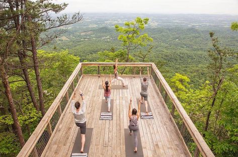 10 Southern Spas & Wellness Centers to Visit in 2022 Mountain Resort Design, Mountain Resort Architecture, Blackberry Mountain, Mountain Spa, Yoga Platform, Flowers Farm, Flowers Tulips, Resort Design, Wellness Travel