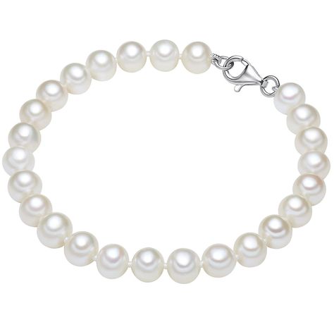 Valero Pearls Sterling Silver 925 rhodium-plated Ladies Bracelet with Freshwater cultured pearls white 19 cm 60201420 -- Read more details by clicking on the image. #Bracelets Hiar Style, Unisex Jewelry, Freshwater Cultured Pearls, Silver Pearls, Cultured Pearls, Pearl Bracelet, Pearl Jewelry, Pearl White, Arm Band