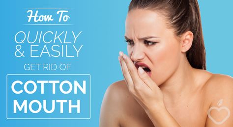 What is Cotton Mouth? The majority of us have probably experienced the feeling of “cotton mouth,” or xerostomia, at one point or another, however, for some individuals a severely dry mouth is part of their everyday life. How To Get Rid Of Cotton Mouth Quickly and Easily Dry Mouth Remedies At Night, Dry Mouth Remedies How To Get Rid, Cotton Mouth Remedy, Dry Mouth Remedies, Bad Taste In Mouth, Remedies For Dry Mouth, Medical Items, Tooth Repair, Cotton Mouth