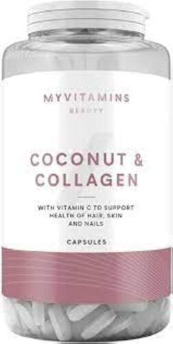 Coconut & Collagen-180 Capsules-myvitamins-fast free delivery✅✅ 5055983155938 | eBay Coconut Collagen, Types Of Diets, Hair Growth Supplement, Nail Health, Ascorbic Acid, Fish Oil, Hair Skin, Beauty Accessories, Active Ingredient