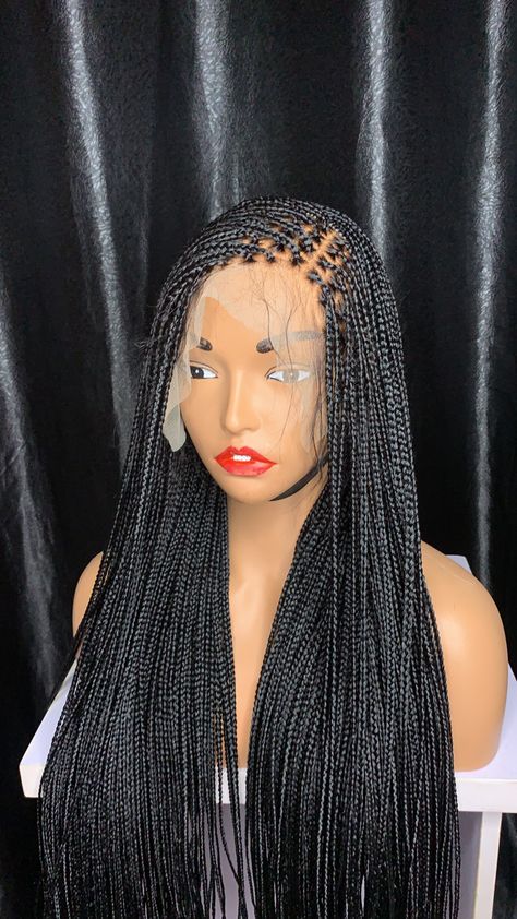 Light weight✅Long length ✅ Longevity ✅ Bleached knots✅ This is a versatile wig that can be worn during any season.. it can be made in different colors, length and sizes. IG: wigs_byopeks Whatsapp: 08162045610 #braidedwigforsale #braidedwigsUK #braidedwigscanada #braidedwigsusa Knotless Braids Wig, Knotless Braided Wig, Wig Inspiration, Short Bleached Hair, Hair Edges, Braids Styling, Braid Wigs, Kanekalon Braiding Hair, Full Lace Wig Human Hair