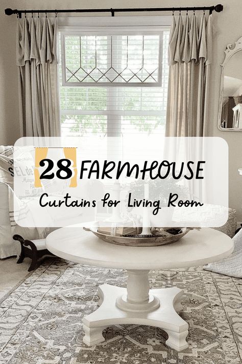 Dining Window Curtains, Textured Curtains Living Room, Curtains Living Room Farmhouse Modern, Living Rooms Curtain Ideas, Curtain Rod Ideas Farmhouse, Cute Curtains Living Room, Picking Curtains Living Rooms, Curtain Farmhouse Ideas, Curtains Dining Room Ideas Farmhouse