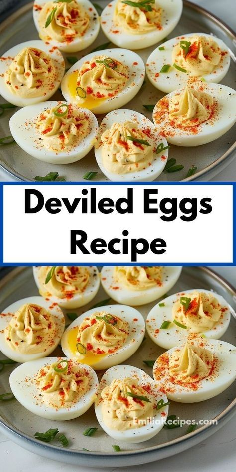 Need a devil egg recipe? This Deviled Eggs Recipe is a must-try! Combining rich flavors and creamy texture, it's ideal for your deviled eggs recipes and easy appetizer ideas. Devil Egg Recipe, Deviled Eggs Recipes, Devil Eggs, Classic Deviled Eggs, Deviled Eggs Recipe Easy, Deviled Eggs Recipe Classic, Eggs Recipes, Deviled Eggs Easy, Kabob Recipes