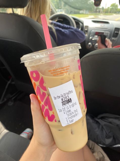 Dunkin Coffee Order Ideas, Dunkin Orders, Dunkin Donuts Iced Coffee Order, Best Dunkin Donuts Drinks, Dunkin Donuts Coffee Drinks, Dunkin Drinks, Dunkin Iced Coffee, Dunkin Coffee, Coffee Orders