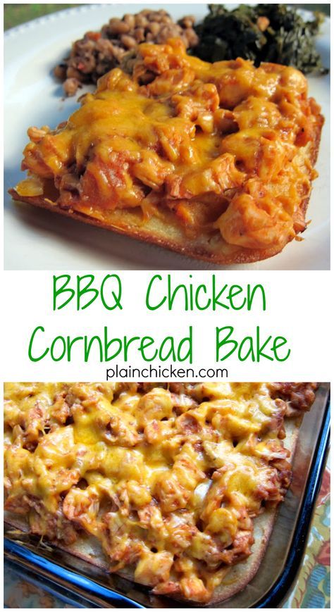 Leftover Bbq Chicken Recipes Ideas, Bbq Chicken Leftovers, What To Eat With Cornbread, Recipes With Cornbread, Cornbread Casseroles, Bbq Chicken Cornbread, Leftover Bbq Chicken Recipes, Leftover Bbq Chicken, Cornbread Bake