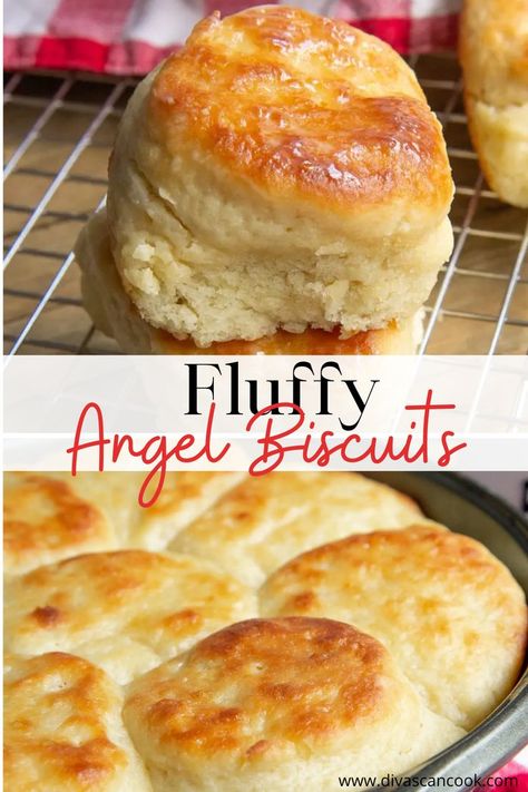 Best Biscuit Recipe, Angel Biscuits, Homemade Biscuits Recipe, Easy Biscuit Recipe, Homemade Bread Recipes Easy, Biscuit Bread, Biscuit Rolls, Biscuits Easy, Homemade Biscuits