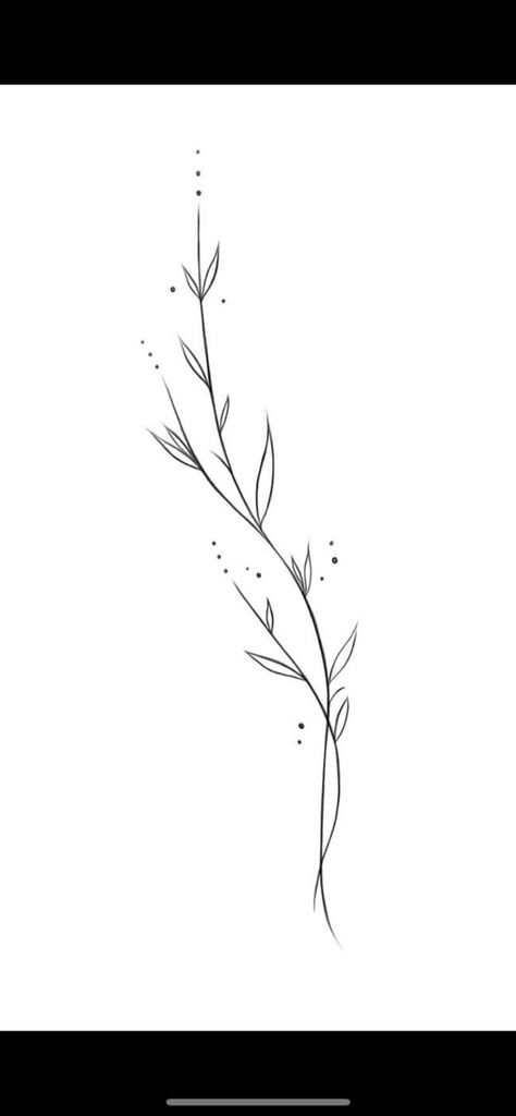 Arm Tattoo Filler For Women, Simple Plant Tattoo Design, Leaves Flowers Tattoo, Single Line Vine Tattoo, Western Flowers Drawing, Dainty Flower Hand Tattoo, Mistletoe Tattoo Small, Plant Tattoo Outline, Fine Line Branch Tattoo