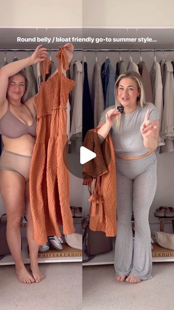 Carys Whittaker 🇬🇧 on Instagram: "Bloat friendly styles can be CUTE 😌 one of my most worn styles for summer and I can’t wait to style this alll summer long! 🧡 (I might be biased because I designed this one myself 😏 it’s from my next InTheStyle collection [ad] releasing 5th May and I can’t wait ahhhh!!" Cute Outfits When Bloated, Bloated Summer Outfit, Bloated Outfit Ideas Summer, Thick Asian Outfit, What To Wear When Bloated Outfit, Bloated Outfits, Bloated Belly Outfits, Bloat Friendly Outfits, What I Wear In A Day