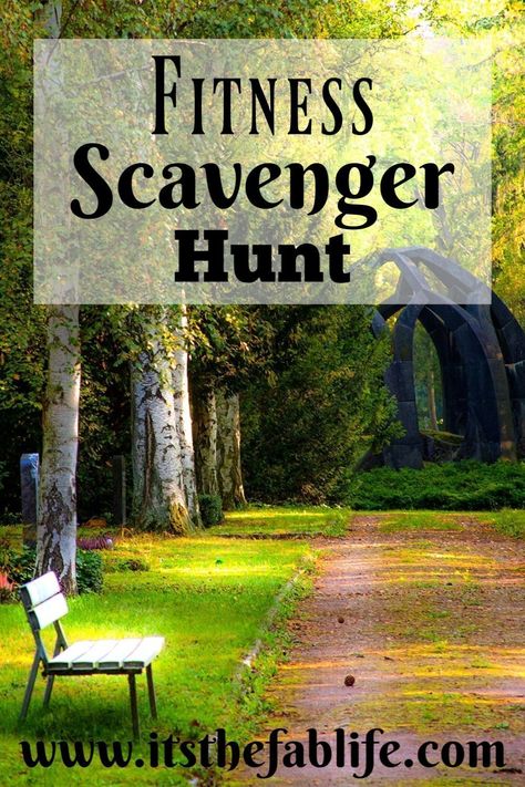 Fitness Scavenger Hunt | Create Your Own Fitness Scavenger Hunt | Fun Fitness Idea | #exercise #fitness #fitnessroutine #scavengerhunt Fitness Scavenger Hunt Ideas, Pe Scavenger Hunt, Sports Scavenger Hunt Ideas, Easter Workout Ideas, Fun Exercise Ideas, Fun Fitness Games, Teen Scavenger Hunt, Thailand Activities, Learn To Let Go