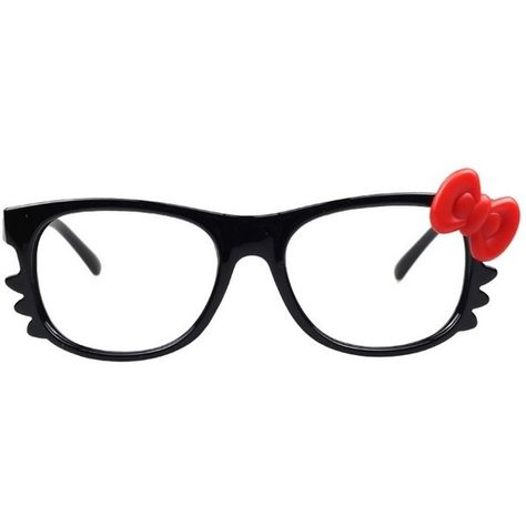 kawaii glasses | NEW HelloKitty Bow Bowknot Women Girl Kawaii Glasses Frame Costume .. Kawaii Glasses Frames, Scene Hello Kitty, Kawaii Glasses, Hello Kitty Costume, Geek Glasses, Nerdy Glasses, Cute Nerd, Scene Aesthetic, Hello Kitty Bow