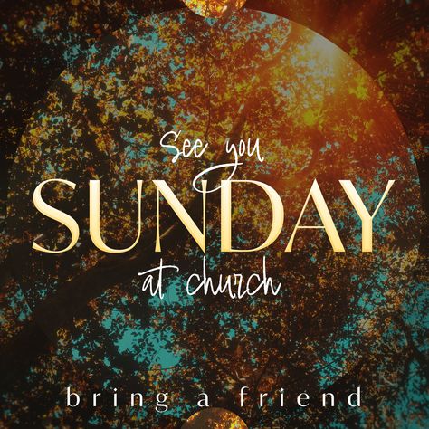 See You Tomorrow, Go To Church, Sunday Service Background, Christian Social Media, Church Facebook Post Ideas, Join Us This Sunday Flyer Design, Sunday Service Poster, See You At Church Tomorrow, Church Social Media Posts Ideas