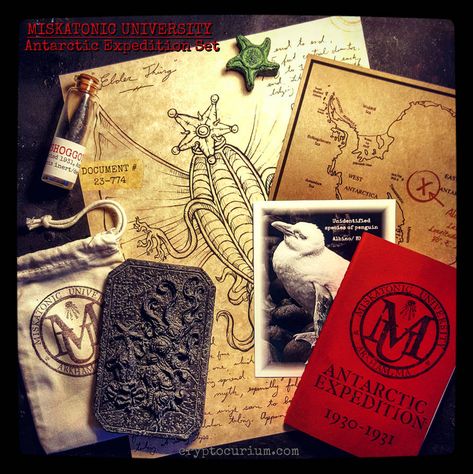 Antarctic Expedition, Miskatonic University, Yog Sothoth, Cthulhu Art, Mountains Of Madness, Call Of Cthulhu Rpg, Lovecraft Cthulhu, Penguin Species, Field Journal