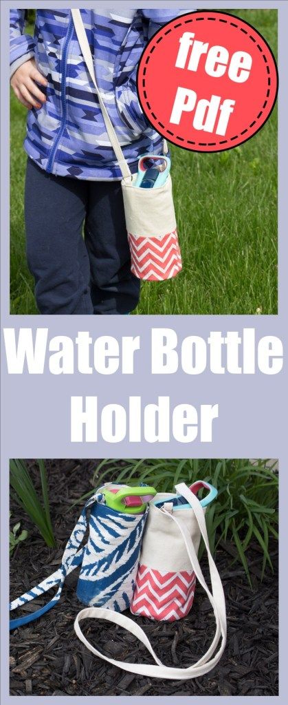 Free Water Bottle Holder Pattern Sewing, Water Bottle Sleeve Diy, Water Bottle Phone Holder, Water Bottle Holder Pattern Sewing Free, Water Bottle Holder Pattern Sewing, Water Bottle Holder Pattern, Diy Coffee Sleeve, Mary Ruth, Diy Water Bottle