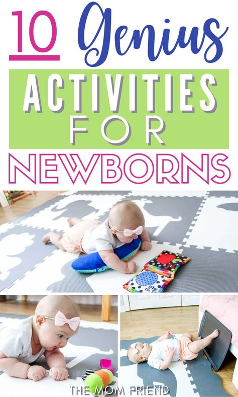 Activities For Newborns, 3 Months Baby Activities, Newborn Play, Newborn Activities, Baby Development Activities, Activities For Babies, Timmy Time, Tummy Time Activities, Baby Sensory Play