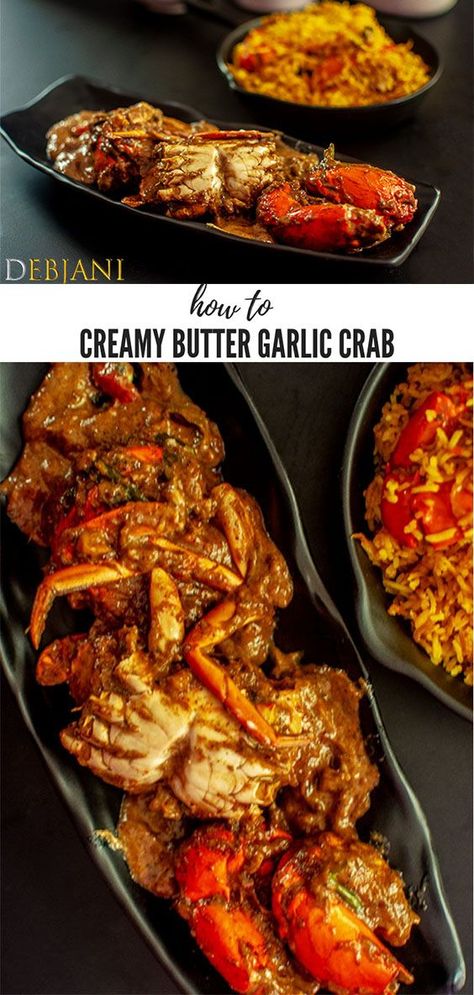 Garlic Crab, Crab Legs Recipe, Crab Recipe, Seafood Recipes Crab, Seafood Boil Recipes, Crab Dishes, Pescatarian Recipes, Crab Recipes, Seafood Dinner