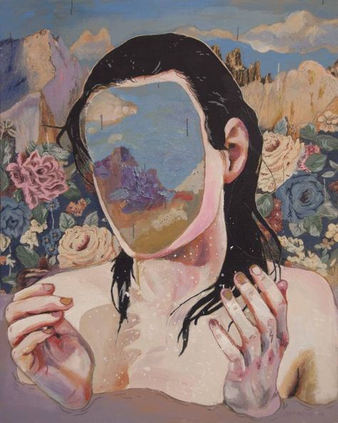 On View: “Body of Land” by Alexandra Levasseur at Mirus Gallery | Hi-Fructose Magazine Acceptance Artwork, Ap Art, Pencil Portrait, Illustration Inspiration, Her Eyes, Vintage Modern, Surreal Art, Art Plastique, Drawing People