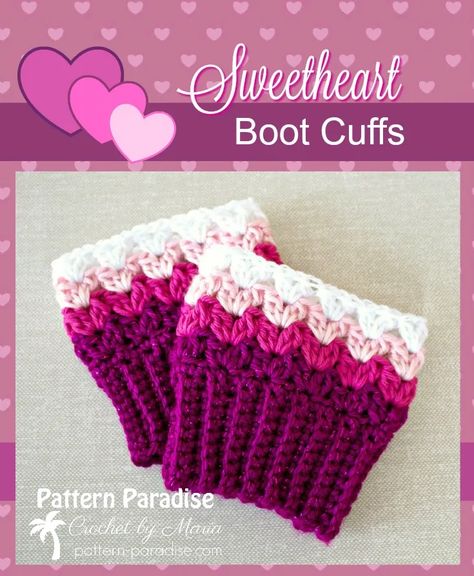 Knitting Gloves Tutorial, Crochet Boot Cuffs Free Pattern, Boot Cuffs Crochet, Crochet Boot Cuff Pattern, Crochet Boot Cuff, Boot Cuff Pattern, Crochet Boot Cuffs, Crochet Leg Warmers, Boot Cuff