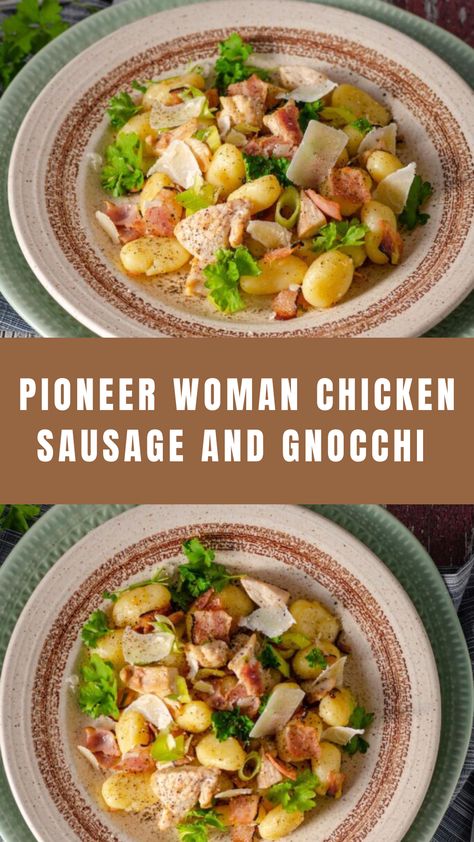 Pioneer Woman Chicken Sausage And Gnocchi Chicken Sausage Gnocchi Pioneer Woman, Pioneer Woman Chicken Sausage And Gnocchi, Pioneer Woman Gnocchi Recipes, Chicken Sausage And Gnocchi, Chicken Sausage Gnocchi, Gnocchi Parmesan, Gnocchi Chicken, Pioneer Kitchen, Sausage Gnocchi