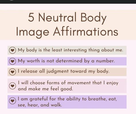 Body Neutral Affirmations, Body Neutrality Affirmations, Body Neutrality, Body Image Quotes, Distress Tolerance, Fully Alive, Practicing Self Love, Body Is A Temple, Intuitive Eating