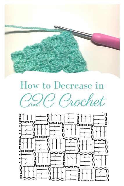 DIY Crochet Lily: [C2C crochet] How to Decrease in. How To Decrease C2c Crochet, C2c Crochet Decrease, C2c Border, Crochet Directions, Crochet Lily, Crochet Decorations, Scrap Crochet, Crochet C2c Pattern, C2c Blanket