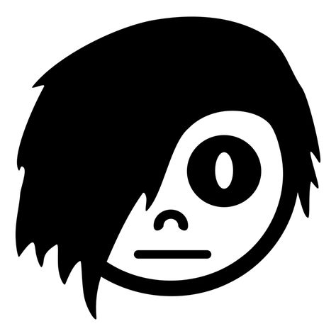 Emo App Icons, What Is Emo, Music Emoji, Emo Song, Scene Icons, Emo Icons, Emoji Clipart, Emo People, Aesthetic Emo