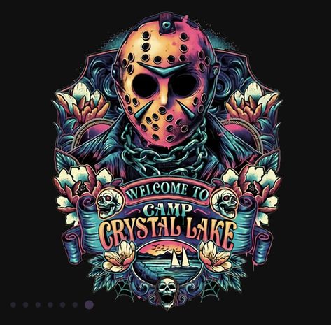 Horror Movie Collection, Halloween Camping, Jason Friday, Camp Crystal Lake, Crystal Lake, Jason Voorhees, Tumbler Wraps, Arte Horror, Tumbler Wrap Png