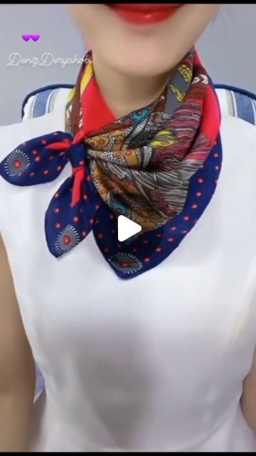 Square Scarf How To Wear A, 2022 Scarf, Scarf Fashion Outfit, Scarf Hacks, Video Hairstyles, Scarf Wearing Styles, Ways To Tie Scarves, How To Tie Shoes, Braids For Medium Length Hair