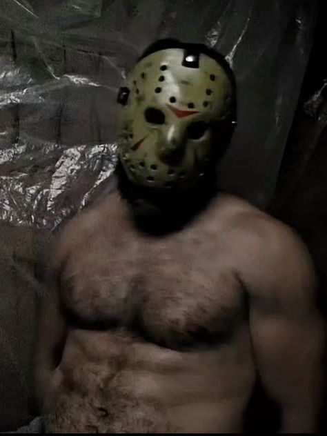 Jason Voorhees Without Mask, Chubby Boy Aesthetic, Chubby Boyfriend, Jason Horror, Chubby Boy, Jason Vorhees, Jason Mask, Chubby Guy, Creepy Guy