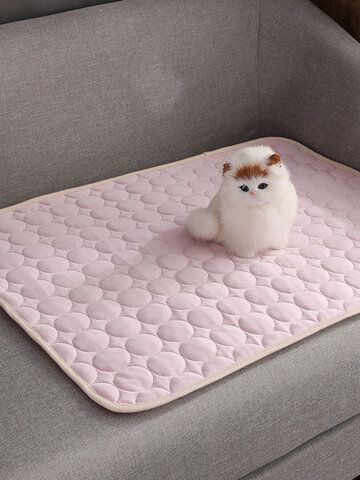 I found this amazing Dog Cooling Mat Pet Cat Chilly Summer Cool Bed Pad Cushion Indoor Seat Ice Silk Mat Pet Cooling Blanket with 13.99J.D.,and 14 days return or refund guarantee protect to us. --Newchic Cool Bed, Dog Cooling Mat, Dog Training Tools, Pet Cooling Mat, Talking Dog, Basic Dog Training, Bed Pads, Dog Exercise, Dog Cuts