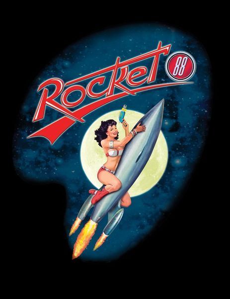 Check out Rocket 88 on ReverbNation Space Pinup, Rocket Art, Dibujos Pin Up, Rockabilly Art, Asbury Park Nj, Retro Rocket, Pin Up Girl Vintage, Pin Up Posters, Rocket Girl