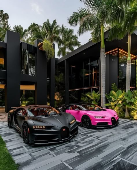 Best Sports Cars For Women, Luxury House With Cars, Best Luxury Cars For Women, Classy Cars For Women, Hermes Bugatti, Luxury Lifestyle Houses, Pink Bugatti, Bugatti Interior, Luxury Cars For Women