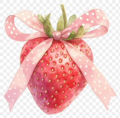 Pink Strawberry Aesthetic, Red Pink Aesthetic, Strawberries Aesthetic, Strawberry Coquette, Strawberry Icon, Coquette Strawberry, Strawberry Png, Aesthetic Strawberry, Red Lollipop