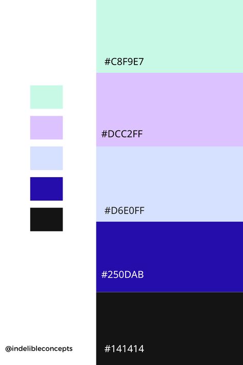 Lilac And Blue Color Palette, Mint And Purple Color Palette, Purple And Black Palette, Purple And Blue Colour Palette, Purple Green Colour Palette, Green Blue Purple Color Palette, Blue Purple Green Color Palette, Color Palette Green Purple, Blue Green Purple Color Palette