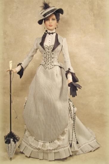 Phillipa (Victorian era) ..... Crawford Manor - Custom made Dolls: Russian Clothes, Period Films, Historical Costuming, Lady Doll, Barbie Style, Victorian Dolls, Victorian Clothing, Doll Costume, Old Fashion