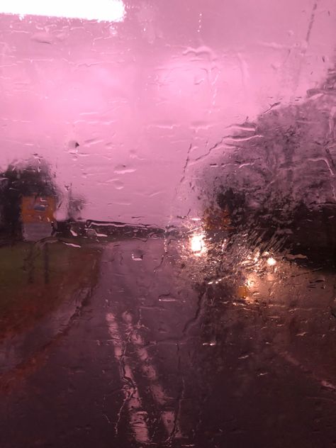 Pink, aesthetic, road, rain, sunrise,sunset Pink Rain Aesthetic, Aesthetic Road, Rain Aesthetic, Pink Rain, Demon Tattoo, Button Nose, Thick Eyebrows, Dark Brown Eyes, Aesthetic Pics