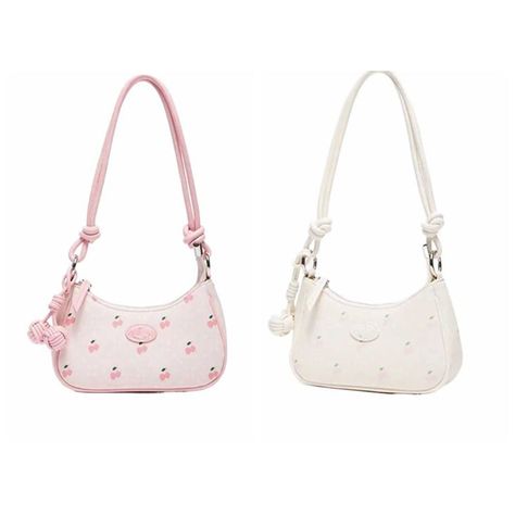 Cute Handbags Designer, Cute Wishlist, Cute Shoulder Bags, Cute Hand Bags, Bag Types, Small Hand Bags, Dope Jewelry Accessories, Strawberry Design, Bags Cute