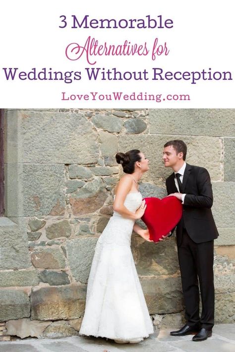 Wedding Without Reception, Alternative Reception Ideas, Wedding Reception Alternatives, Wedding Alternatives, Second Wedding Ideas, Simple Wedding Reception, Marriage Reception, Bride Planning, Wedding Help