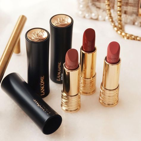 The gorgeous L'ABSOLU ROUGE CREAM! The shades are so beautiful 💕💕 AD PR #lancome #labsolurouge #lancomelipstick #lancome #lancôme… | Instagram Lancome Lipstick, Pretty Products, Lancome Paris, Makeup Package, Lancome Makeup, Nude Lipstick, Makeup Items, Makeup Techniques, Product Photography