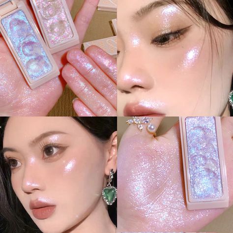 Body Highlighter, Glitter Eyeshadow Palette, Waterproof Eyeshadow, Women Cosmetics, Highlighter Makeup, Glitter Eyeshadow, Makeup Palette, Eyeshadow Makeup, Eye Shadow