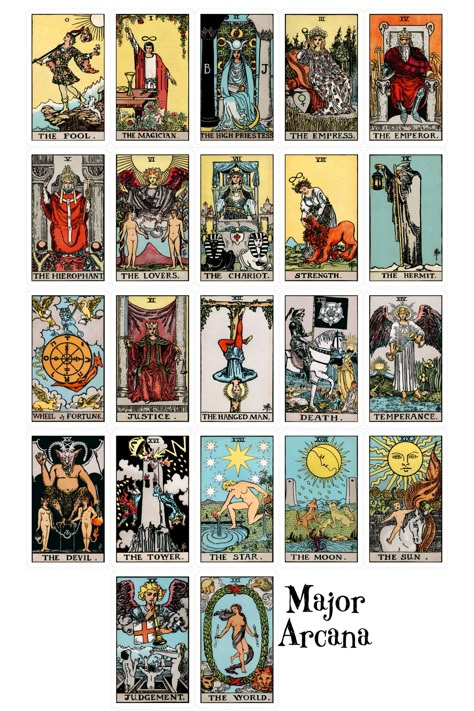 Printable Tarot images. Cards are organized in groups.  Major Arcana Cups Wands Pentacles Swords Court cards Digital files.  High resolution jpgs for printing or web use. This is a digital product. No physical product will be shipped. May be used in the creation of new, physical or printed products, or as part of a new product - for sale or personal use. May NOT be resold as a digital product. Tarot Cards Print, Agatha All Along Tarot, Tarot Printable, Tarot Pentacles, Tarot Images, Tarot Wands, Tarot Card Poster, Tarot Poster, Tarot Cards Major Arcana