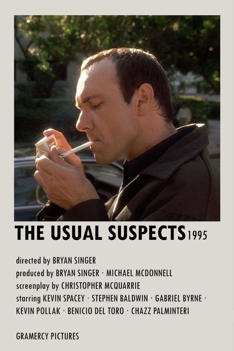 The Usual Suspects Wallpaper, The Usual Suspects Movie, Polaroid Movies, Film Öneri, Movie Polaroids, Singer Poster, Polaroid Movie Poster, Best Movies List, Bryan Singer