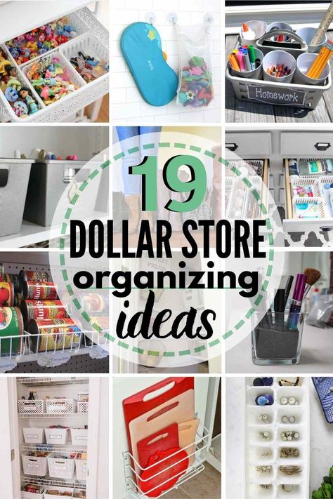 Dollar Tree Organization Ideas, Upcycle Boxes, Dollar Store Organizing Ideas, Sink Drawer, Organize Bathroom, Dollar Tree Storage, Memory Quotes, Start Decluttering, Organizing Kitchen