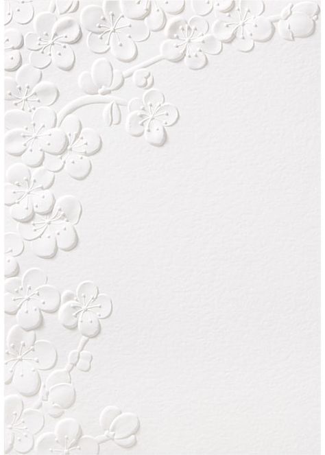 White Embossed Wallpaper, Bridal Background Wallpaper, Bridal Background, Cherry Blossom Wedding Dress, Cherry Blossom Invitation, Printable Party Invitations, Cherry Branch, Wedding Wallpaper, Wedding Card Frames