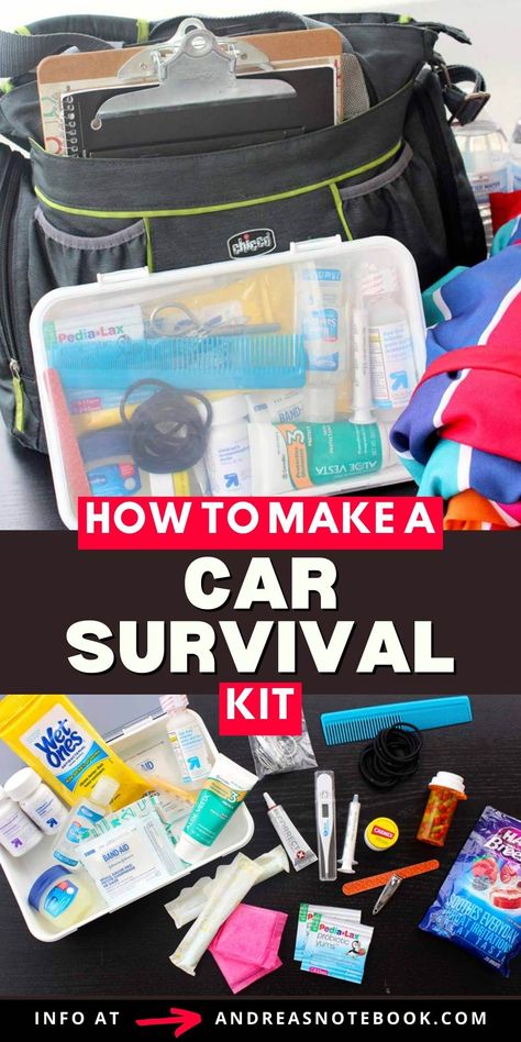 Car Safety Kit, Car Survival, Emergency Car Kit, Mini Emergency Kit, Car Survival Kits, Emergency Go Bag, Emergency Preparedness Food Storage, Diy First Aid Kit, Car Organization Diy