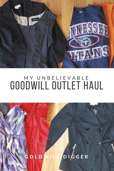 My UNBELIEVABLE Goodwill Outlet Haul Goodwill Finds Clothes, Goodwill Outfits, Goodwill Outlet, Remake Clothes, Goodwill Finds, Thrift Store Refashion, Thrift Store Furniture, Store Furniture, Berlin Fashion