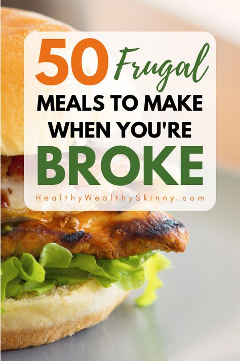 Are you looking for low cost meals? You'll find frugal meals for large families that will save you money. A a great source for family menu ideas meal planning. Eating healthy food doesn't have to be expensive. You can save money and buy cheap foods and still eat clean.  #frugal #frugalfoods #frugalmeals#healthyeating #cleaneating #savingmoney #moneysavingtips #foodbudget #budgeting #HWS #healthywealthyskinny Save Money On Food, Low Cost Meals, Large Family Meals, Meals To Make, Cheap Healthy, Cheap Healthy Meals, Money Saving Meals, Cheap Dinners, Cooking On A Budget