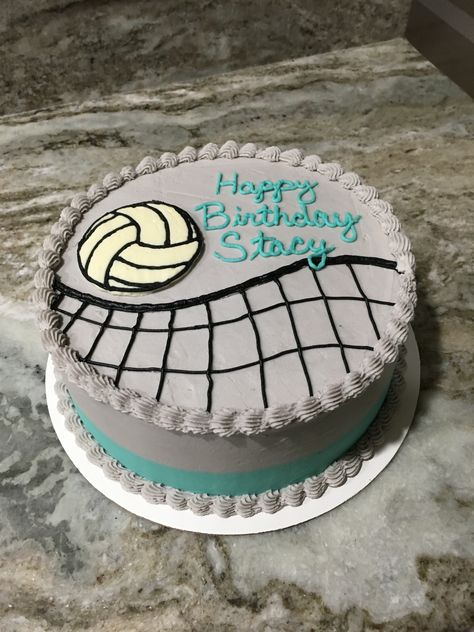 Volley Ball Cakes, Volleyball Bday Cakes, Birthday Cake Volleyball, Volleyball Cake Ideas, Cake Volleyball, Volleyball Birthday Cakes, Volleyball Cupcakes, Volleyball Cake, Volleyball Birthday Party