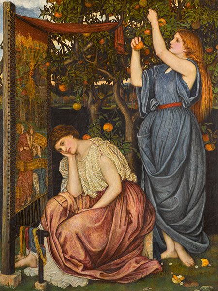 The Patience of Penelope, Pre-Raphaelite Muse | Sotheby's Edwin Austin Abbey, Pre Raphaelite Paintings, John Spencer, Pre Raphaelite Brotherhood, Pre Raphaelite Art, Dante Gabriel Rossetti, John Everett Millais, English Artists, American Literature